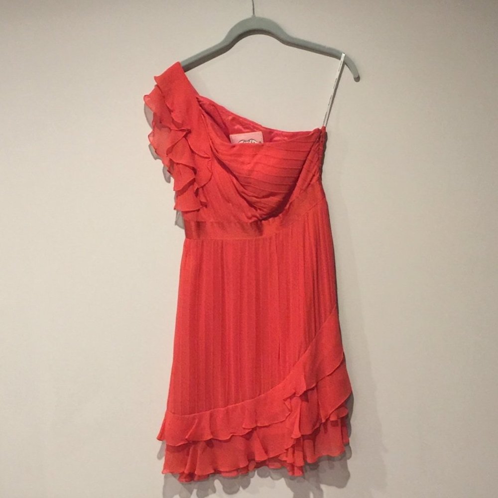 Phoebe Couture 100% Silk Cocktail Dress (Size 2)